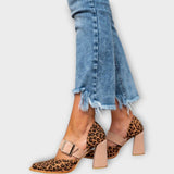 Сандали Кожа Остър Нос