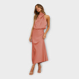 Рокля Сатенена Яка