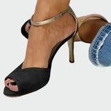 Сандали С Метална Каишка