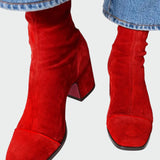 Чоботи с Квадратен Връх