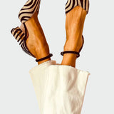 Обувки Зебра Каишка Глезен