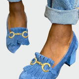 Обувки С Ресни Детайл