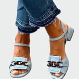 Сандали С Верижни Детайли