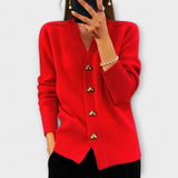 Пуловер В-образно Деколте