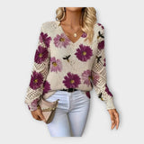 Пуловер с Чипков Детайл