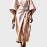 Рокля Сатенена С Копче