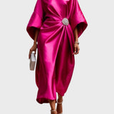 Рокля Сатенена С Копче