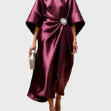 Рокля Сатенена С Копче