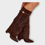 Високи Чизми Мека Кожа