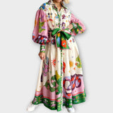 Рокля Макси С Пояс