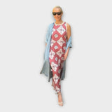 Макси Рокля с Цветни Мотиви