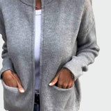 Плетено Памучно Яке с Цип