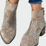 Замшеви Ботуши До Глезена