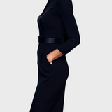 Рокля Миди с Пояс