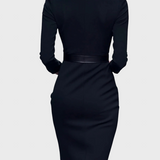 Рокля Миди с Пояс