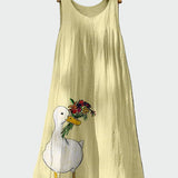 Рокля с Узор Патици