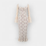 Рокля Дълга Дишаща Материя