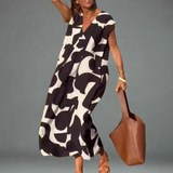 Рокля С Принт От Лен