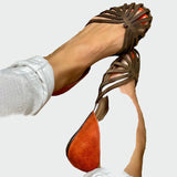 Сандали С Изрези И Детайл