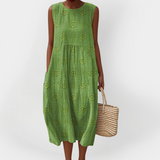 Рокля От Памук С Джобове