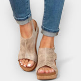 Сандали На Платформа Нюд