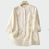 Памучна Тениска С Цветя