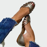 Кожени Сандали с Изрези