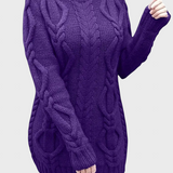 Пуловер С Висока Яка