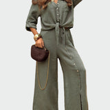 Комбинезон Хаки с Пояс