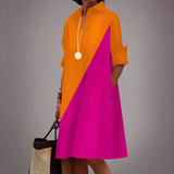 Поло Рокля Поплин с Яка