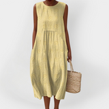 Рокля От Памук С Джобове