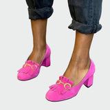 Обувки С Ресни Детайл