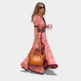 Рокля Със Сатен Колан