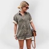 Комбинезон с Леопард Принт