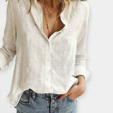 Блуза Ленена Контур Детайл