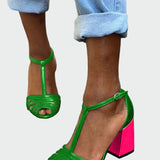 Сандали Златни С Т-лента