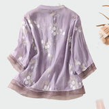 Памучна Тениска С Цветя