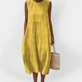 Рокля От Памук С Джобове