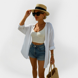 Плажна Тениска С Узором