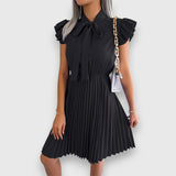 Рокля Лен Съвършен Разрез