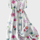 Рокля Макси Пролетни Цветя