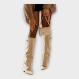 Високи Чизми Мека Кожа