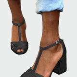 Сандали Златни С Т-лента