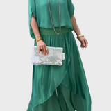 Топ Шифон Разкроен Модерен