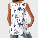 Тениска Платно С Флорални