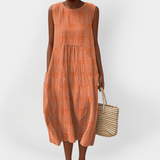 Рокля От Памук С Джобове