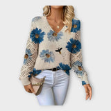 Пуловер с Чипков Детайл