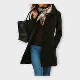 Палто От Вълна За Вечер