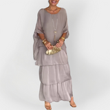 Рокля Плисирана С Коприна