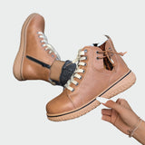 Чизми Кожа До Глезена